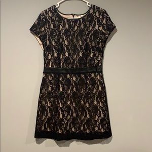 Lace black dress